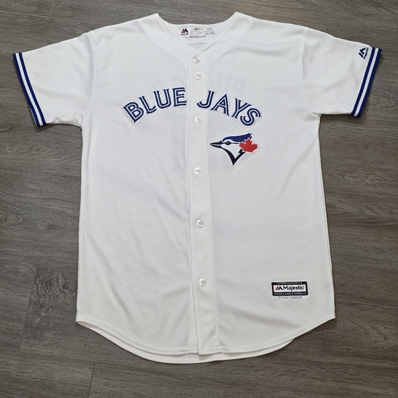 MLB Majestic Other - Blue Jays #11 Kevin Pillar Replica Home Jersey Majestic Cool Base Youth Sz 18-20